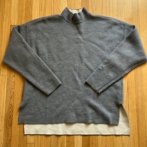 •everlane• doubleweave merino sweater